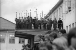 Molde folkeskole øvre vei 23 brenner 10.10.1977..(Bilder fra
