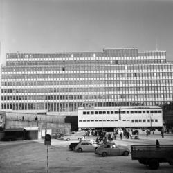 Folkets Hus under bygging,.januar 1962