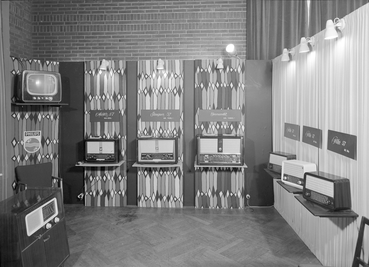 Radiomessen 1956 - A/S Philips' stand på messen