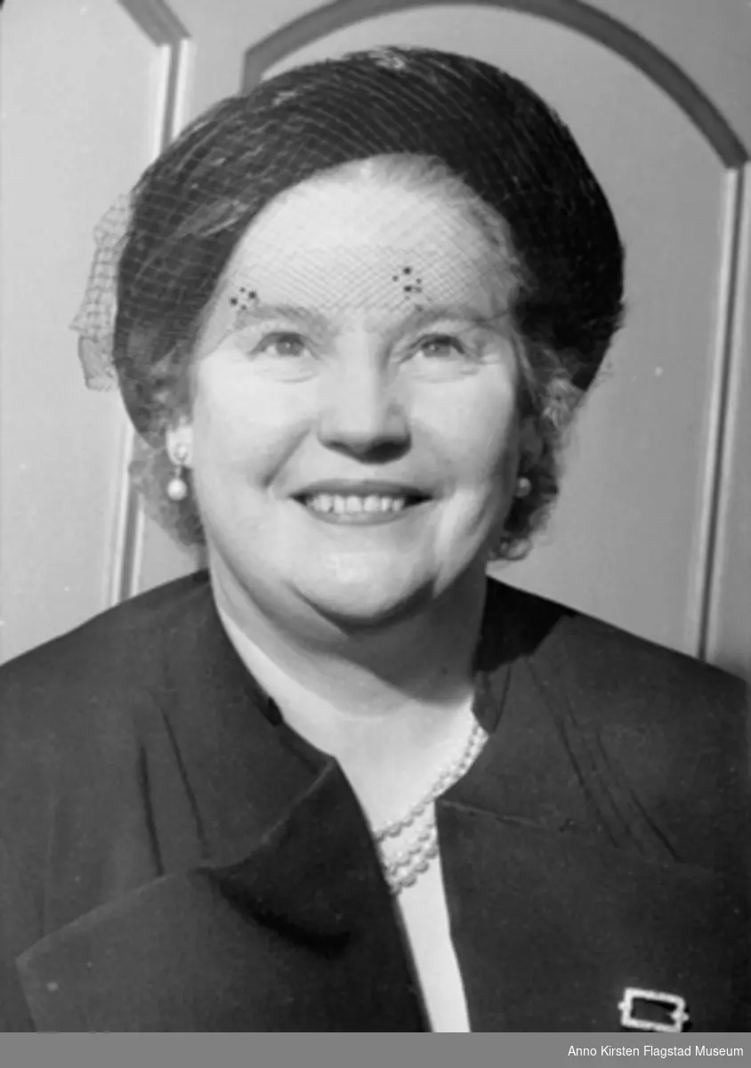 Kirsten Flagstad. Portrett 1952. Kirsten Flagstad. Portrait 1952. 