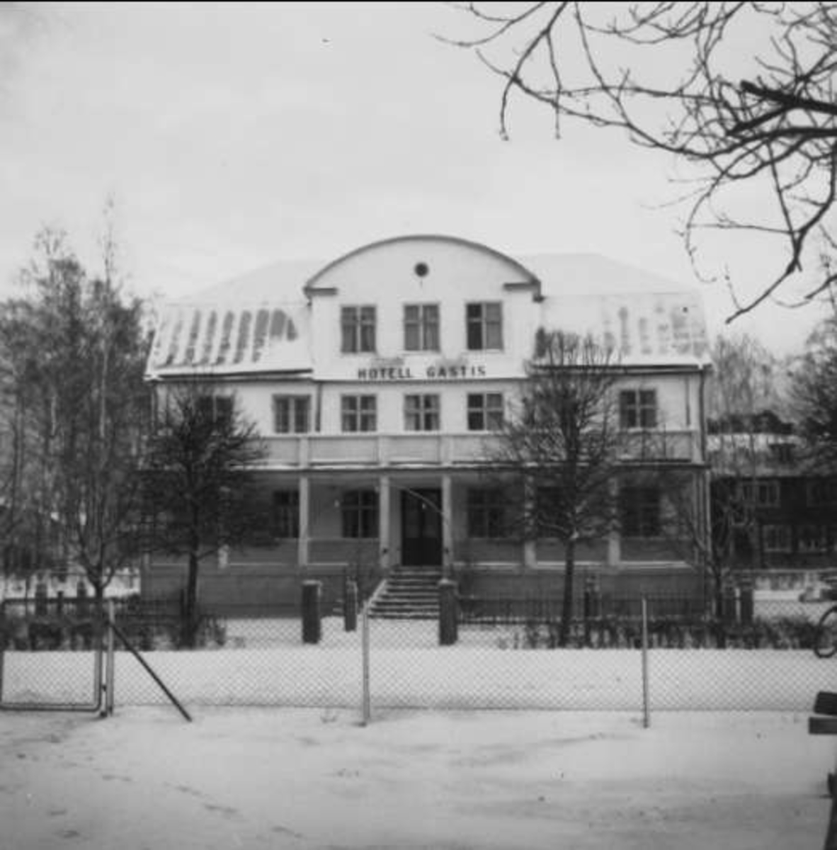 Karlsborg, Hotell Gästis, Storgatan/Kungsgatan. Byggnadsår 1924 ...