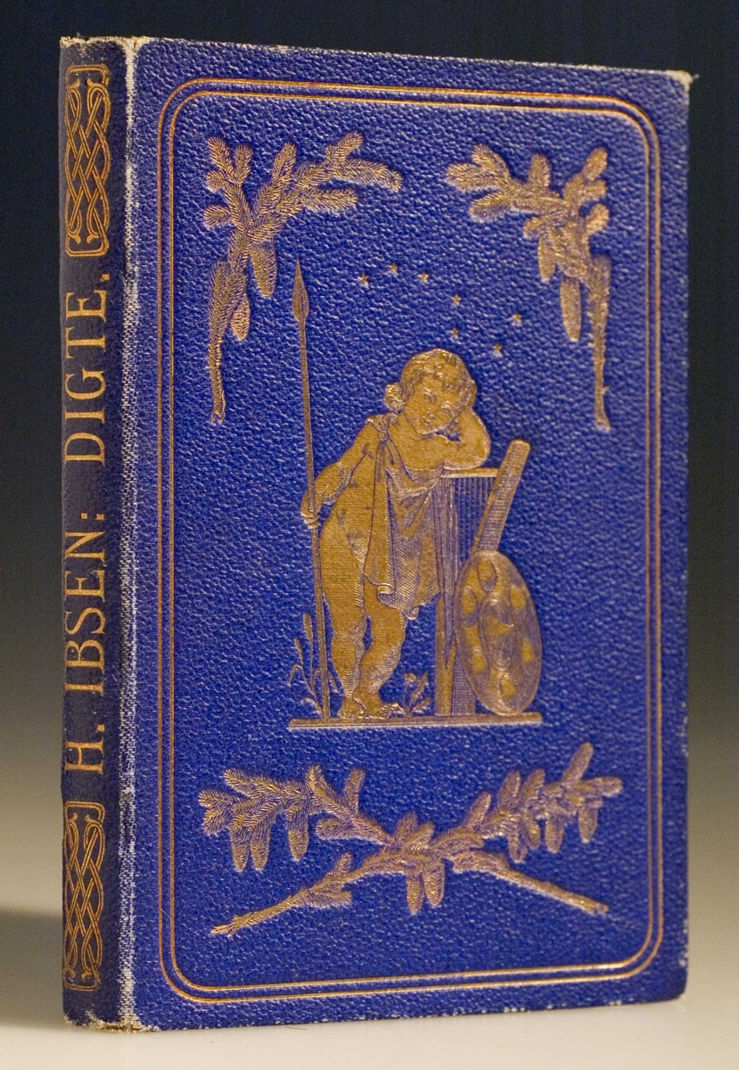 Oppstillingsliste: " Bok / Innbundet (originalbind) / Henrik Ibsen: Digte (1871)."
