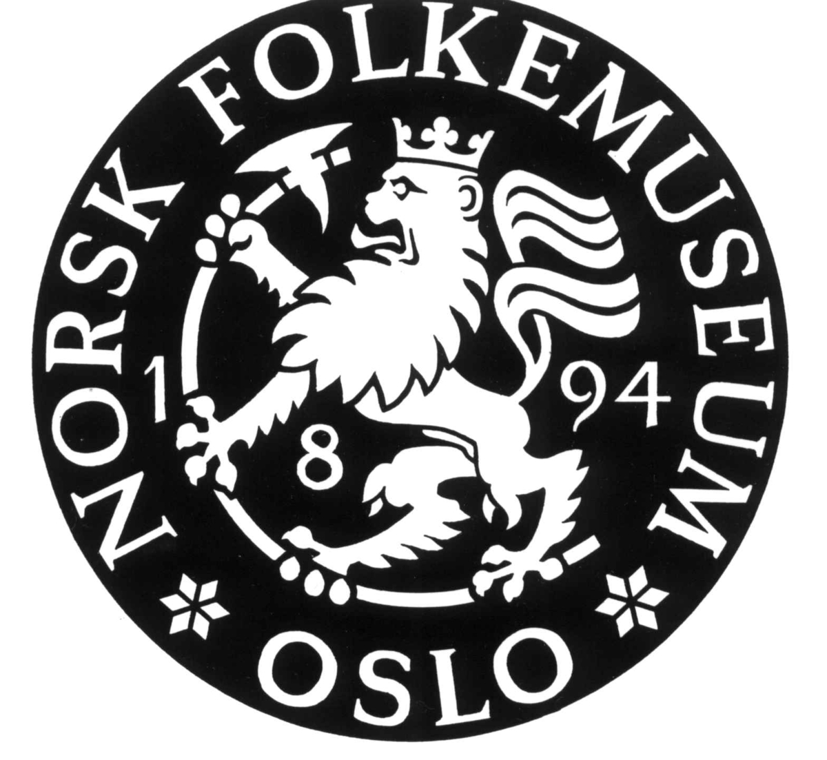 Museumsteknikk. Norsk Folkemuseums logo.