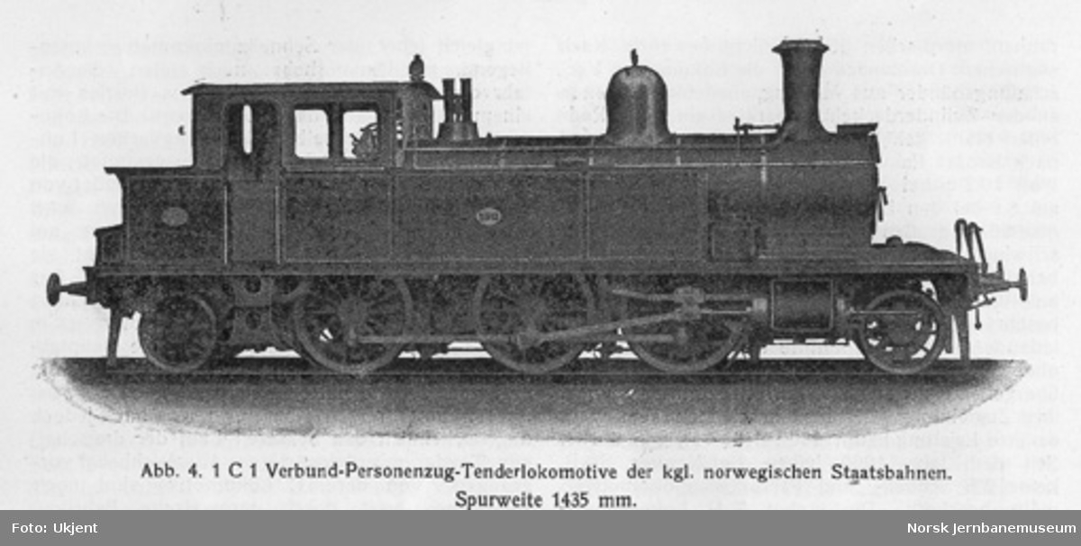 Leveransefoto av damplokomotiv type 12c nr. 100 for Gjøvikbanen fra Sächsische Maschinenfabrik