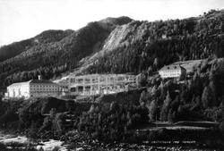 Nore kraftstasjon, Nore, Nore og Uvdal. 1930. Oversiktsbilde