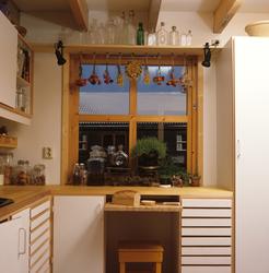 Kjøkkeninnredning i nybygget rekkehus. Fotografert for Bonyt