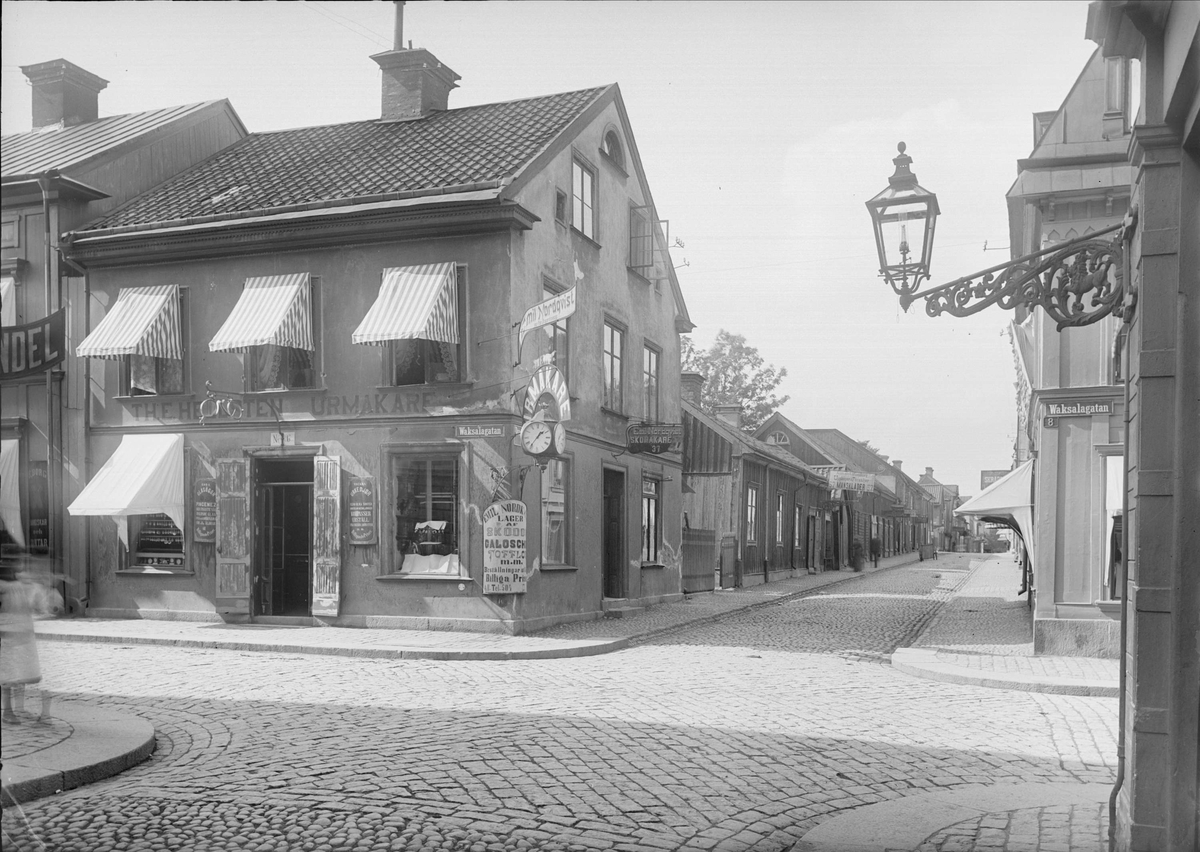 Dragarbrunnsgatan - Vaksalagatan, Dragarbrunn, Uppsala 1901 - 1902