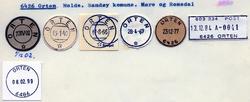 Stempelkatalog  6426 Orten, Sandøy kommune, Møre og Romsdal