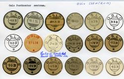 Stempelkatalog   Oslo, Oslo postkontor
(Brevavdelingen)