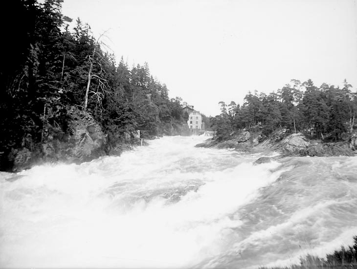 Gullöfallet, Trollhättan den 1 augusti 1899