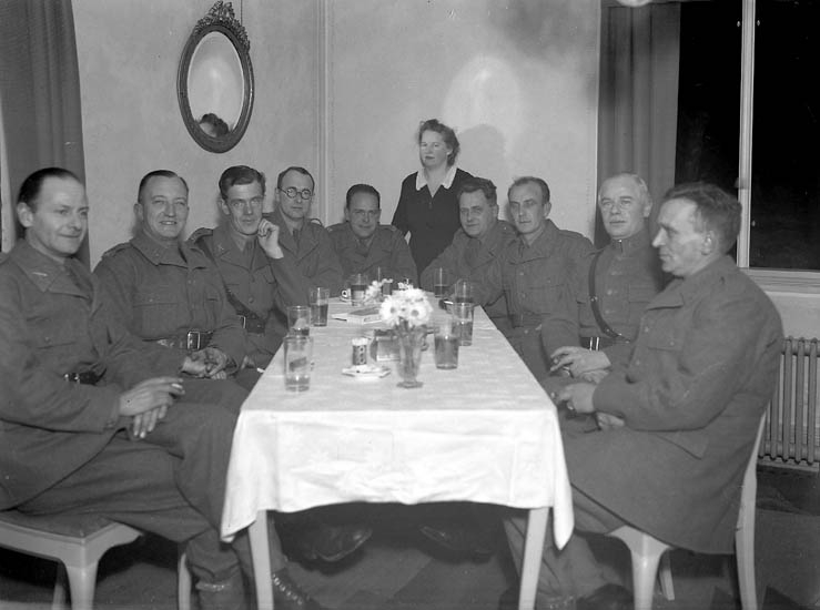Text till bilden:"Gruppbild. Turisthotellet 20/12 1940".
