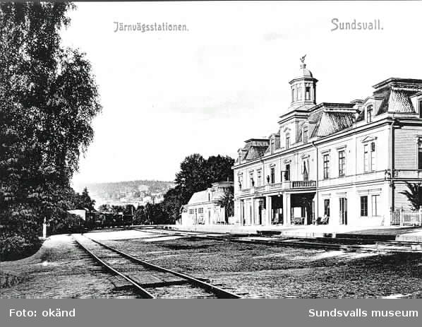 Gamla järnvägsstationen i Sundsvall
