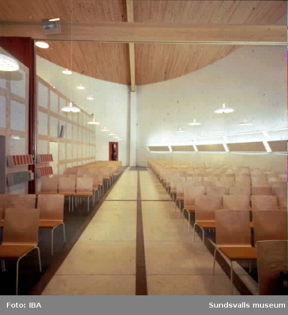 Nacksta kyrka interiör, Sunsvall