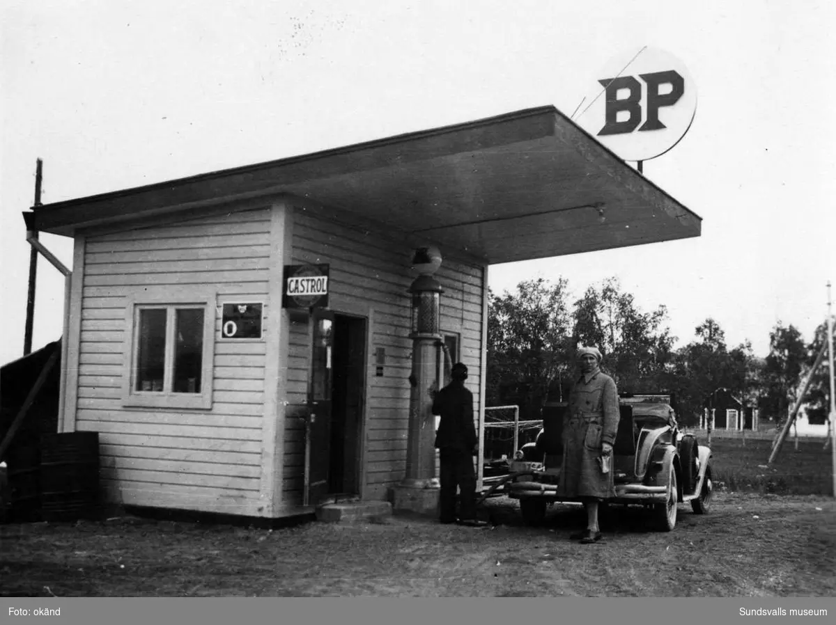 BP-stationen Ullånger.