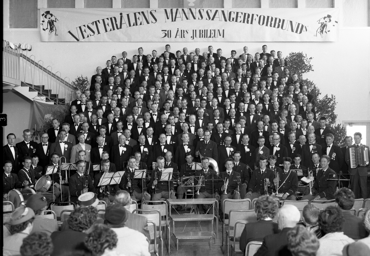 Vesterålen Mannssangerforbund på Andenes 1962