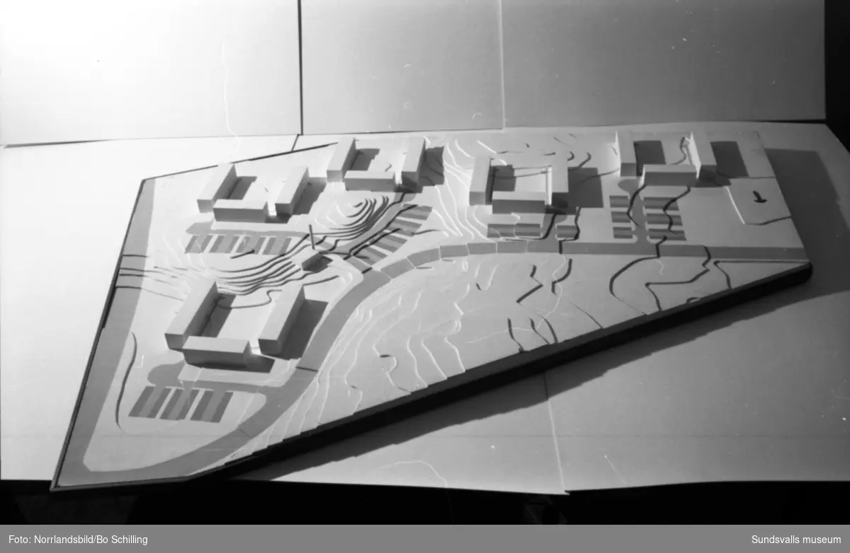 Riksbyggens byggmodeller över olika bostadsområden i Sundsvall.