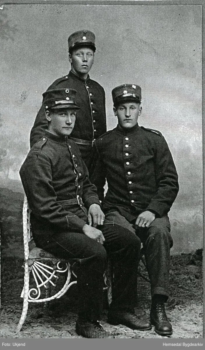 Frå venstre: Ivar Hjelmen (Grøndalen); Nils O. Bekkevold og Eirik Svingen. alle frå hemsedal.