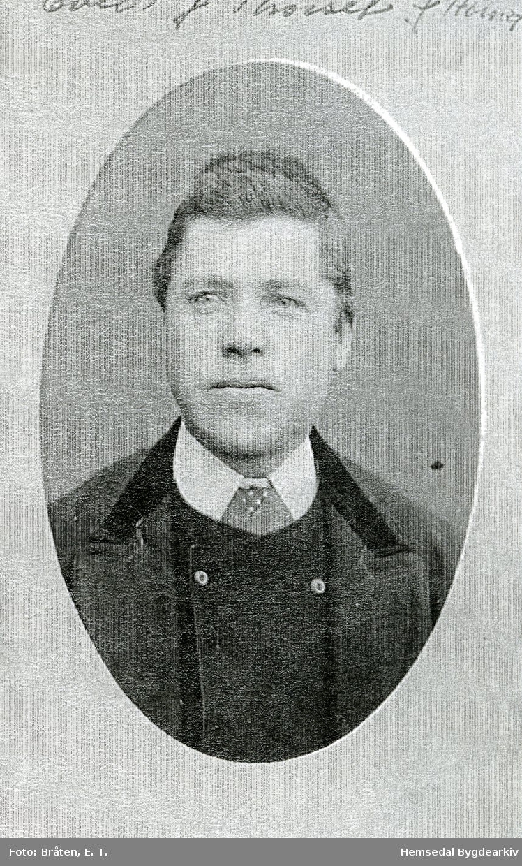 Even J. Thorset, fødd Hornet (1857-1925), Hemsedal.