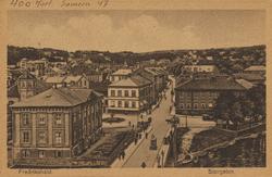 gate, Storgaten, hus, Kongsgården, bil, bro,