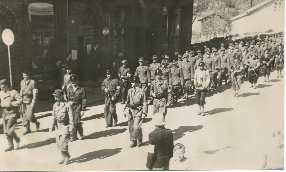 Porsgrunn, frigjøringen mai 1945 - Telemark Museum / DigitaltMuseum