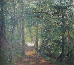 Skovbillede [Oljemaleri]