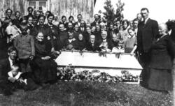 Albert Olsen`s begravelse