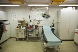 Valhall QP, den gamle boligplattformen.

Sykestuen ligger 