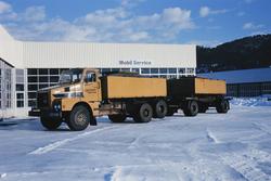 Volvo lastebil brukt til transport av konsentrat