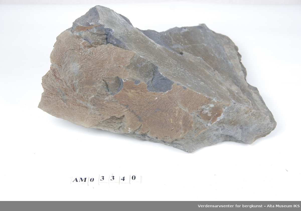 3 stk. slamstein av herdet sand og silt.

Del av samling v/feltkurs i geologi 1999, Alta.