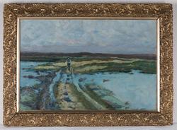 Jærlandskap [Olje på lerret]