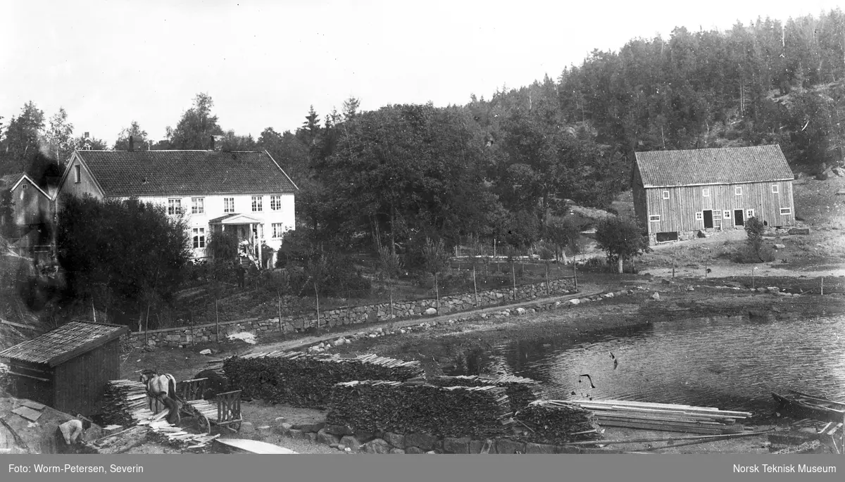 Hus ved vannet på Nøtterøy