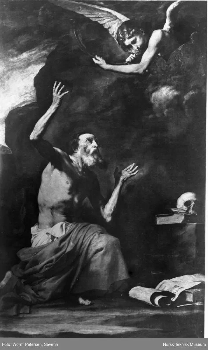 Avfotograferinger, serie Kunst R: Ribera: St. Girolamo .
