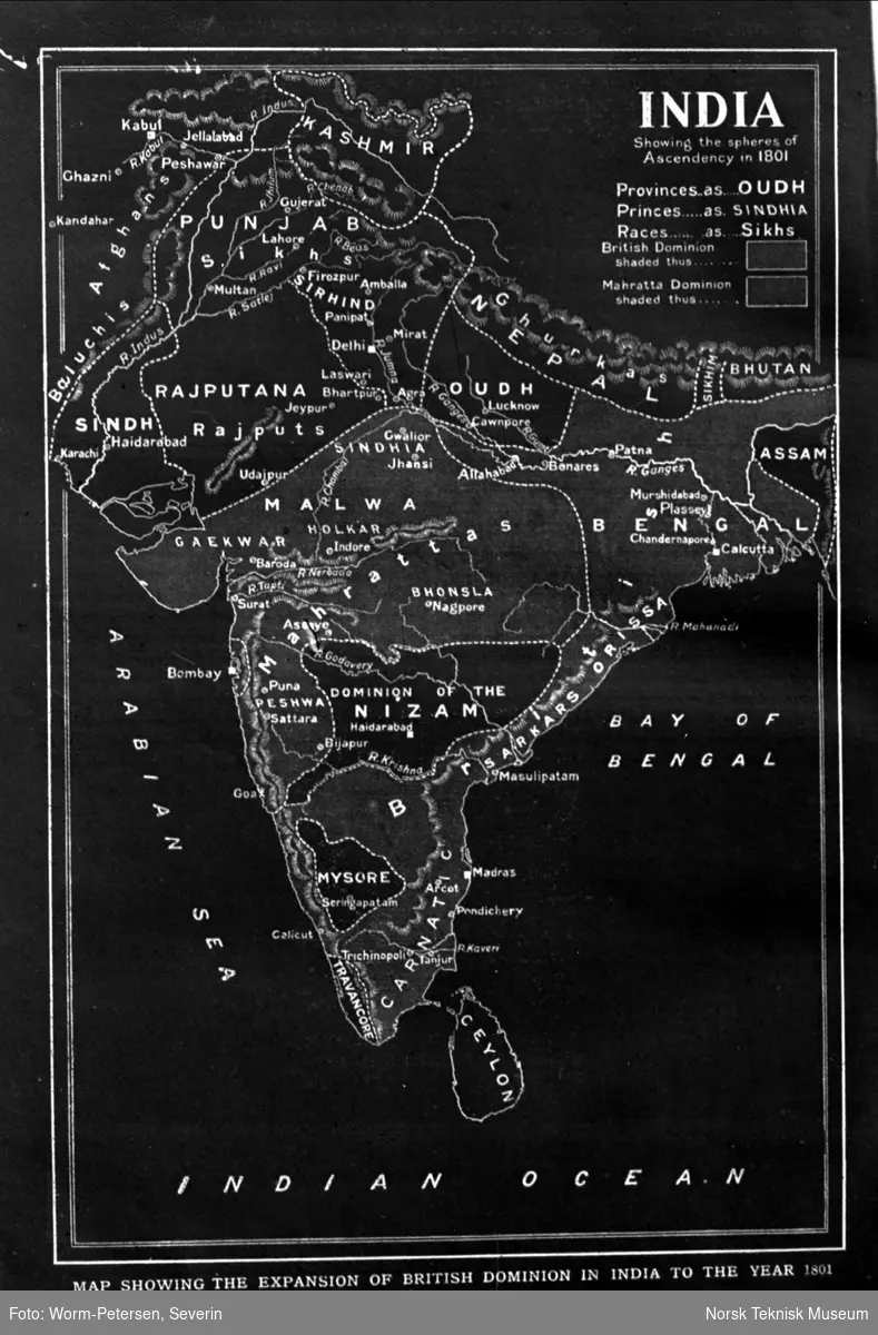 Kart over India