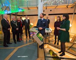 Fra åpningen av utstillingen «Det fantastiske treet» på Nors