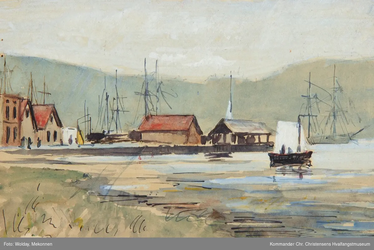 Sandefjord brygge, ant.1888 eller 1889