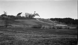 Balke kirke i Østre Toten ca. 1925. En serie på fem bilder d
