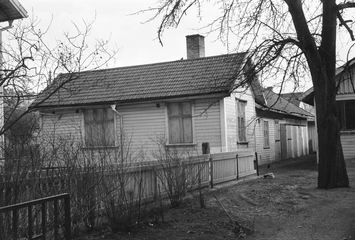 Ett hus vid Trädgårdsgatan i Huskvarna.