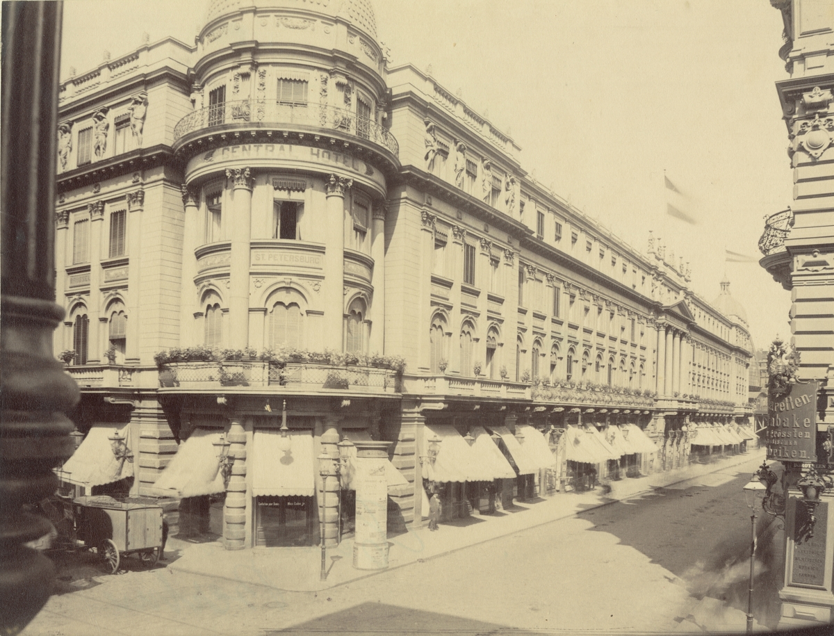 Central Hotel i Berlin 1886.
