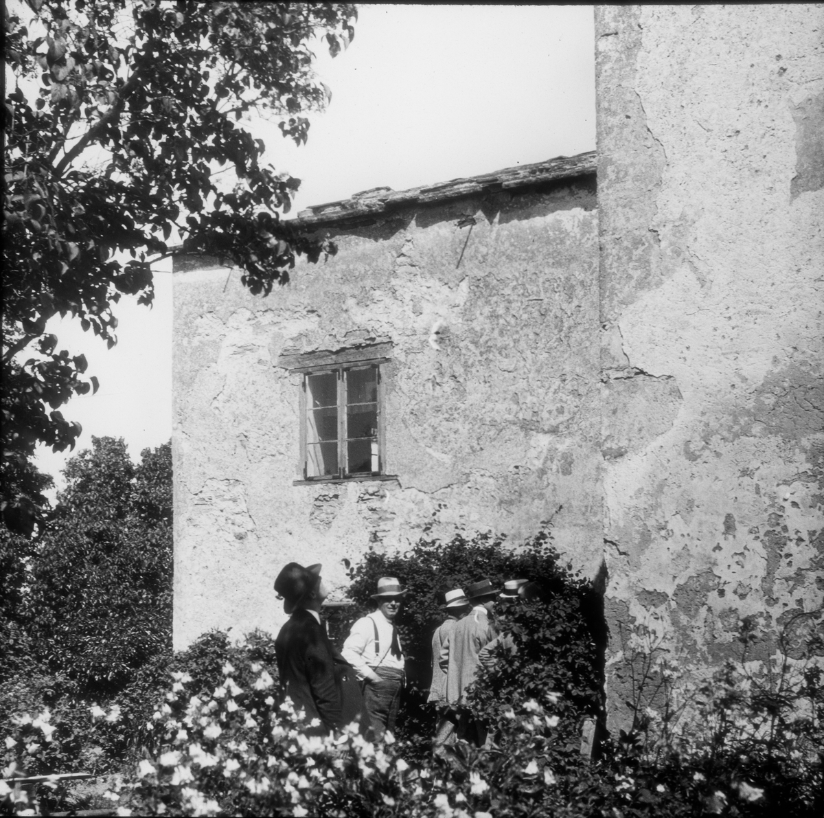 Ljusbild Fotografi Från Nordiska Arkitekturmötet På Gotland 1920