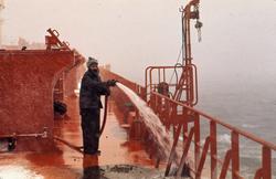 Dekket på M/S ‘Vikara’ (b.1973, Mitsubishi Heavy Industries 