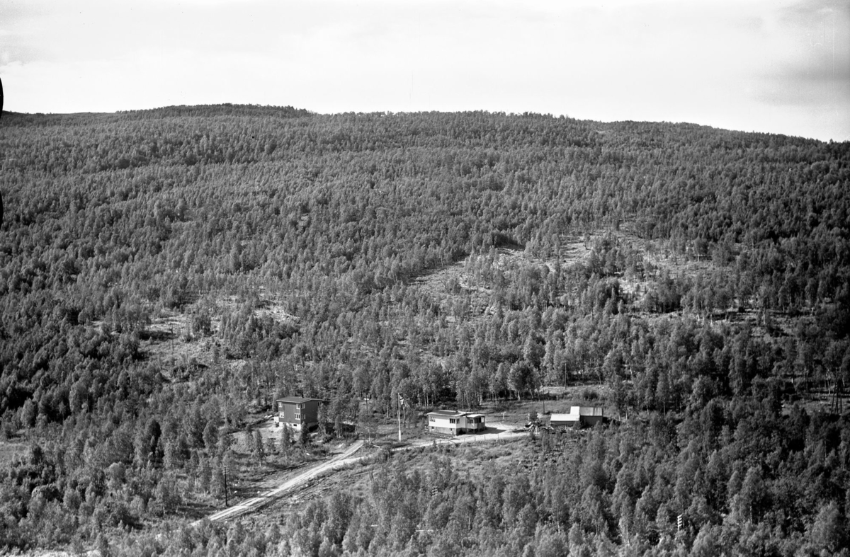 Flyfoto: Setermoen, Bjørkås i Bardu 1959