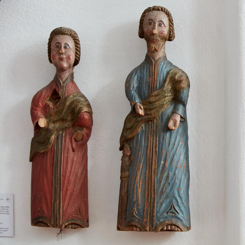 Two Evangelists. In Norwegian Church Art (Foto/Photo)
