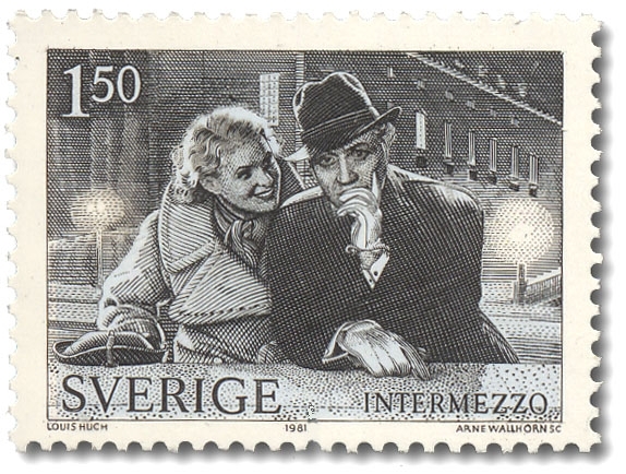 Ingrid Bergman & Gösta Ekman i Intermezzo.