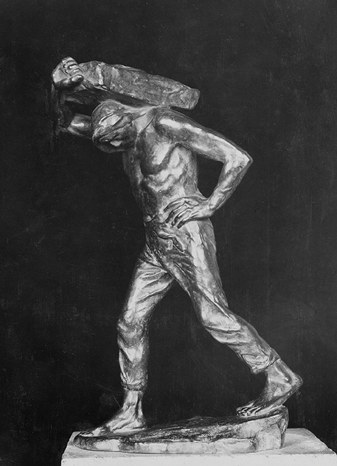 Den belgiske skulptören Constantin Menuiers verklighetstrogna skildringar av hårt kroppsarbetade män ansågs på 1880-talet moderna och nyskapande. Modellerna hämtade Meunier främst från industrilandskapet Valloniens valsverk, glashyttor och fabriker. Skulpturerna gjorde honom internationellt känd som arbetarklassens skildrare – en konstens motsvarighet till litteraturens Émile Zola. De såldes i stora upplagor via bland annat postorderkataloger.