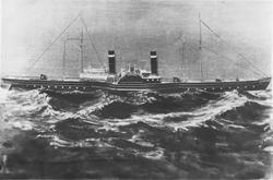 Hjuldamperen Moss fra 1856, bygd i England.