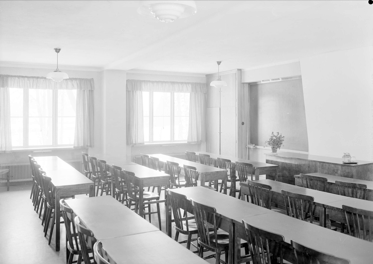 Skolsal, Samariterhemmet, Uppsala 1940