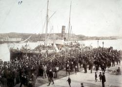 Foto fra D/S Tordenskjold og fra Bjørnstjerne Bjørnsons besø