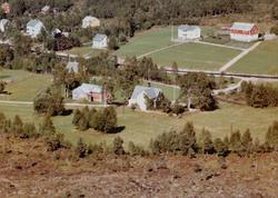 Flyfoto fra Brekka på Tingvoll. Bildet er datert 30. juli 19