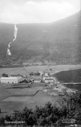 Postkort med Øksendalsøra i Sunndal kommune som motiv. Postk