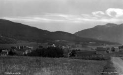 Postkort med motiv fra Torjulvågen i Sunndal kommune. Postko